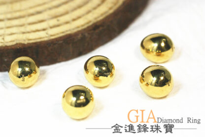 (需預購)金蛋黃金擺件 重0.16錢 G019682：圖片 3