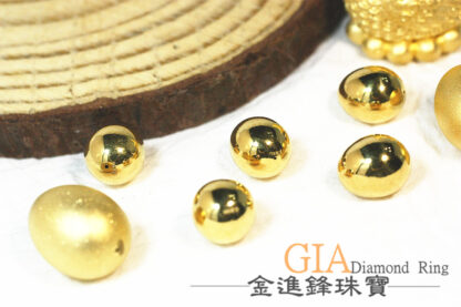 (需預購)金蛋黃金擺件 重0.16錢 G019682：圖片 6
