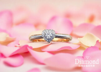 (現貨款)10分愛心造型鑽石戒指J001962