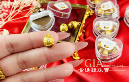 純金 金莎巧克力墜飾：圖片 3