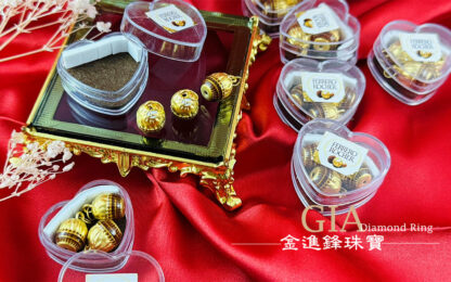 純金 金莎巧克力墜飾：圖片 6