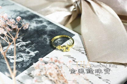 流星黃金尾戒 重0.41錢 G021631：圖片 4