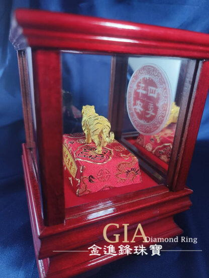 金虎爺黃金擺件 重1.41錢 G023072 - Image 3