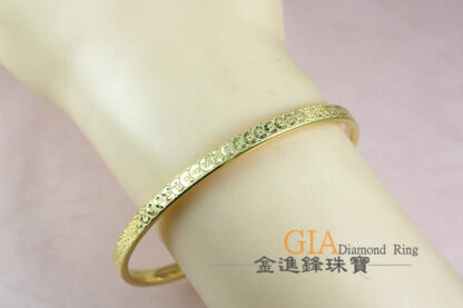 古錢碎碎冰黃金手環 重1.55錢 G023129：圖片 6