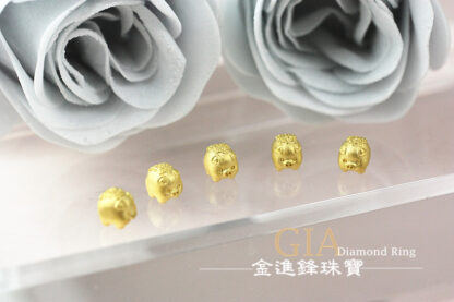 黃金豬黃金金豆 重0.30錢 G023169：圖片 4
