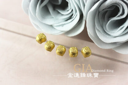 黃金豬黃金金豆 重0.30錢 G023169：圖片 5