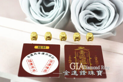 黃金豬黃金金豆 重0.30錢 G023169：圖片 6