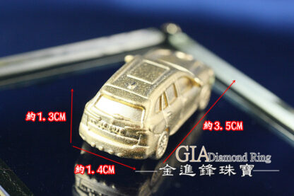 BMW休旅車黃金擺件 重1.62錢 G020582 - Image 4