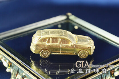 BMW休旅車黃金擺件 重1.62錢 G020582 - Image 5