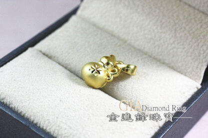 葫蘆黃金墜飾 重0.36錢 G023483：圖片 5