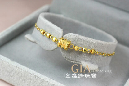 小蠻腰蹦迪黃金手鍊 重0.93錢 G023577：圖片 4