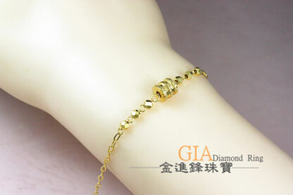 小蠻腰蹦迪黃金手鍊 重0.93錢 G023577：圖片 5