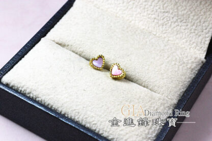 愛心黃金耳環 重0.31錢 G023652：圖片 10