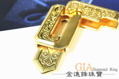 黃金蘿蔔刀金飾擺件G020157 - Image 5