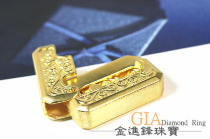 黃金蘿蔔刀金飾擺件G020157 - Image 6