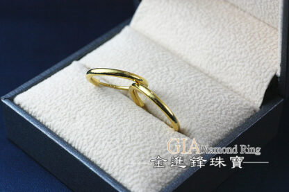 氣質素光圈 黃金耳環 重0.80錢 G023799：圖片 6