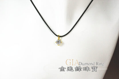 鑽石黃金墜飾 重0.15錢 G023728：圖片 5