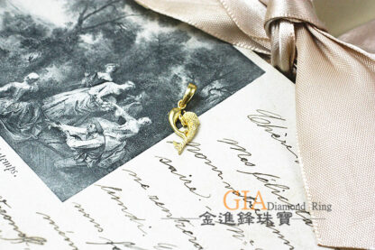 鑽砂海豚黃金墜飾 重0.31錢 G023731：圖片 3