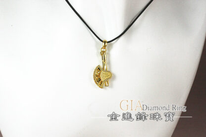 福 斧頭黃金墜飾 重0.80錢 G023755：圖片 6