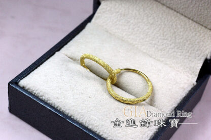 鑽砂個性黃金耳環 重0.54錢 G023718：圖片 5