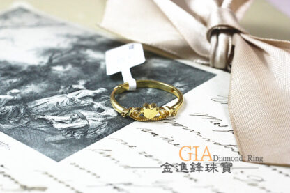 公主愛心黃金戒指 重0.62錢 G023966：圖片 4