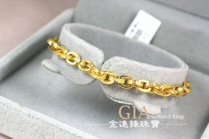 時尚簡約黃金手鍊 重5.45錢 G024021：圖片 4