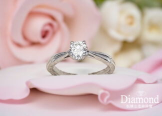 (現貨款)30分白金鑽石女戒 J001952