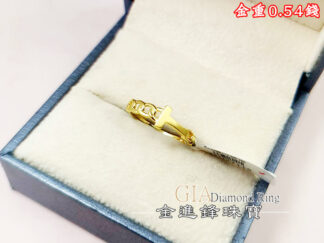 T自古巴戒黃金戒指 重0.54錢 G027115